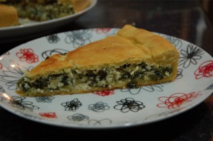Torta de catalônia com ricota