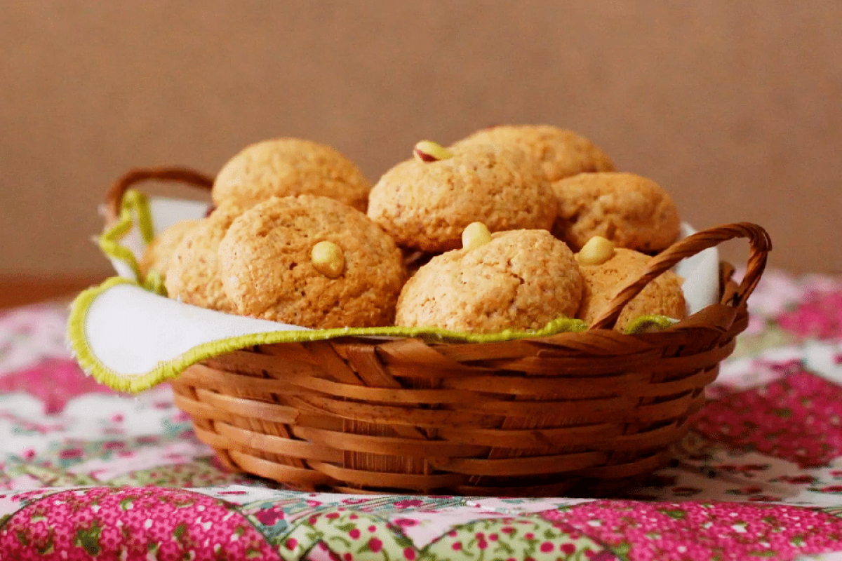 Bolinhos de amendoim para um lanche da tarde saboroso