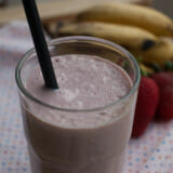 Smoothie de morango e banana
