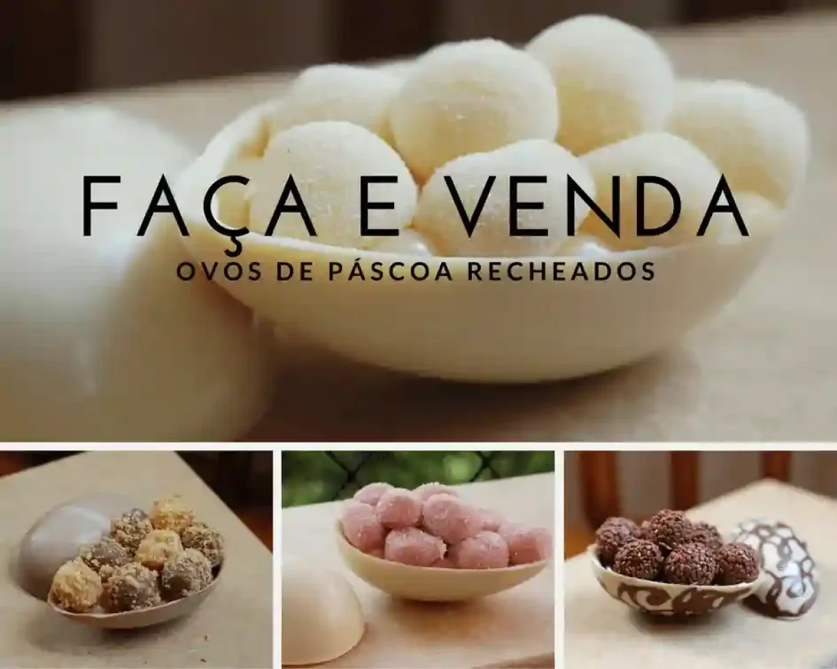 Recheio para ovos de Páscoa e apresentação!