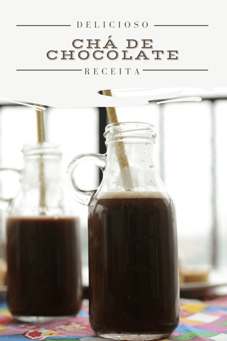 receita fácil de chá de chocolate, chocolate quente sem leite - receita de bebida para festa junina