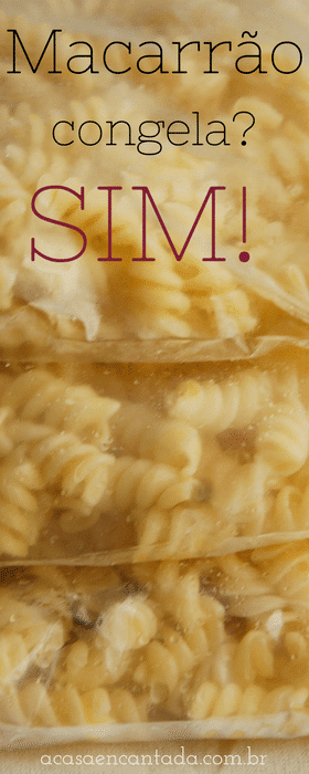 Posso Congelar Macarrão Cozido Com Molho