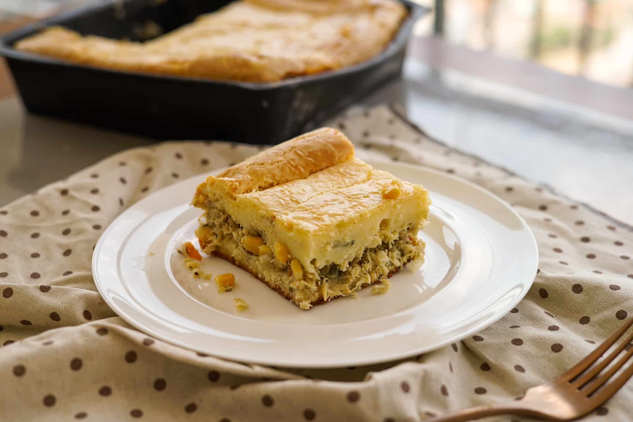 Torta de Frango de Liquidificador