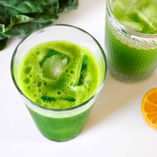 como fazer suco verde simples