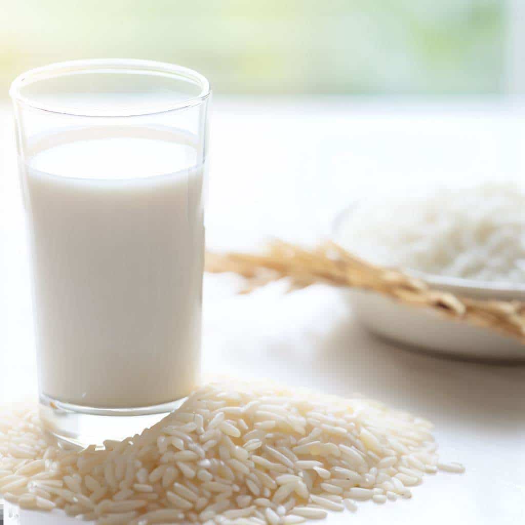 leite de arroz caseiro