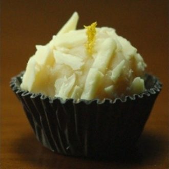 brigadeiro de limão e chocolate branco
