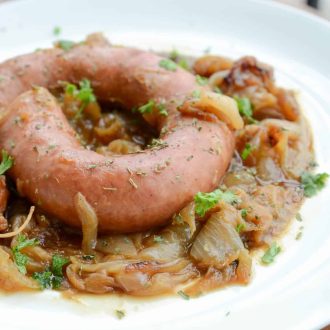 receita de linguiça na panela de pressão