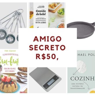 Presentes para amigo secreto foodie