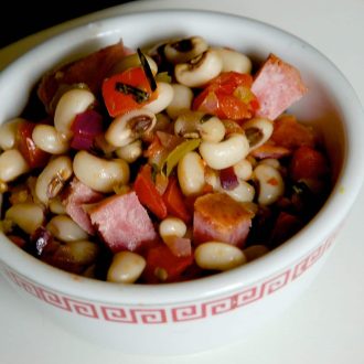 feijao fradinho com calabresa