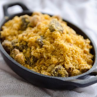 farofa de castanha de caju e banana passa