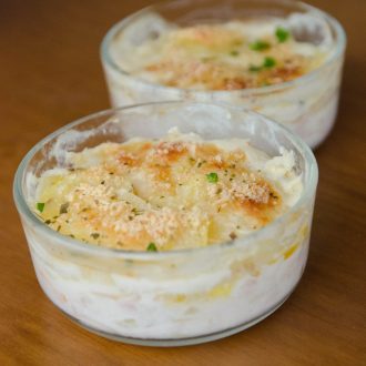 Receita de Gratinado de Batatas com sobras de frango