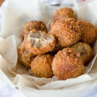 Receita de bolinho de carne com sobras de churrasco