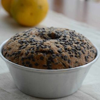 receita de bolo de laranja com açucar mascavo e chocolate, delicioso café da tarde