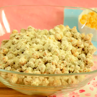 pipoca de leite ninho