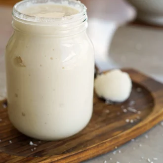 como fazer manteiga de coco (manteiga vegana)