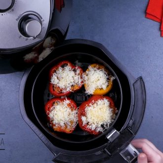 receita para airfryer - pimentão recheado