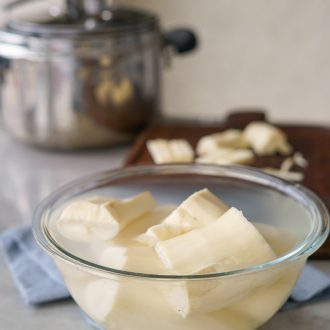 como congelar mandioca, aipim ou macaxeira