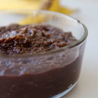 receita de doce de banana e chocolate meio amargo