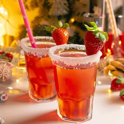 caipiroska de morango com vodka