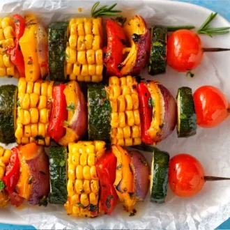 Espetinho vegetariano