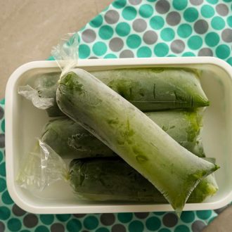 Como fazer geladinho de suco verde detox