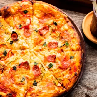 Massa de pizza zero lactose