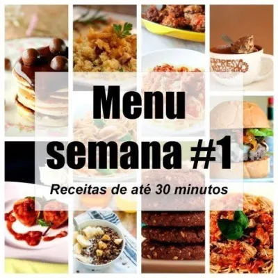 Receitas de até 30 minutos