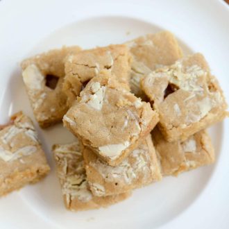 Brownie de chocolate branco