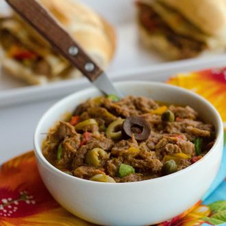 Receita de carne louca ao vinho branco