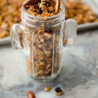 receita de granola com mel caseira