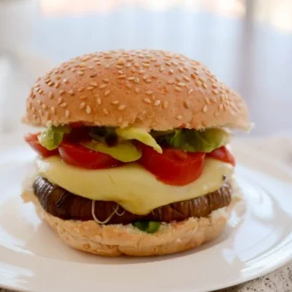 Receita de hamburguer de berinjela - hamburguer vegetariano